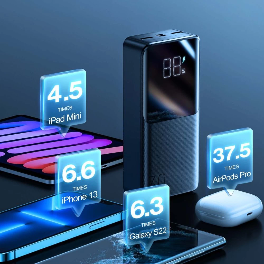 Tarvikud Other JOYROOM 22.5W POWER BANK 30000 mAh  must