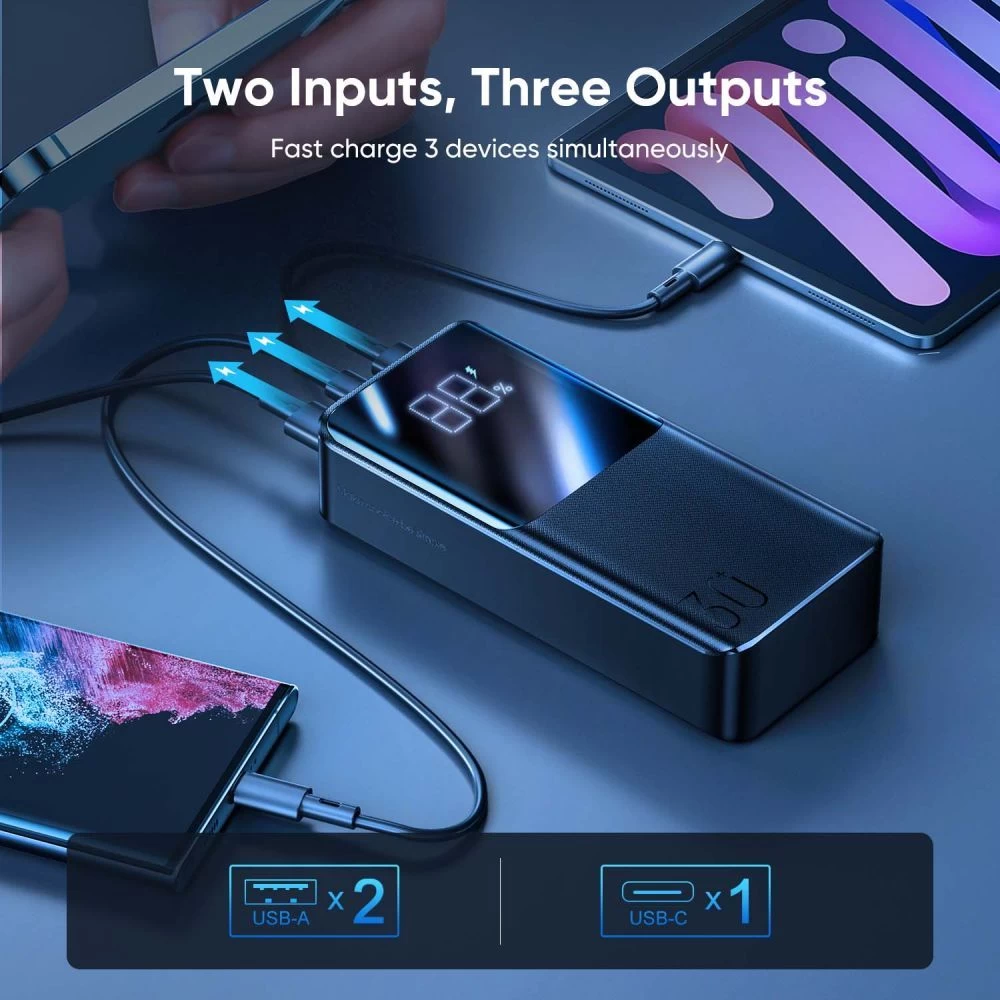 Tarvikud Other JOYROOM 22.5W POWER BANK 30000 mAh  must