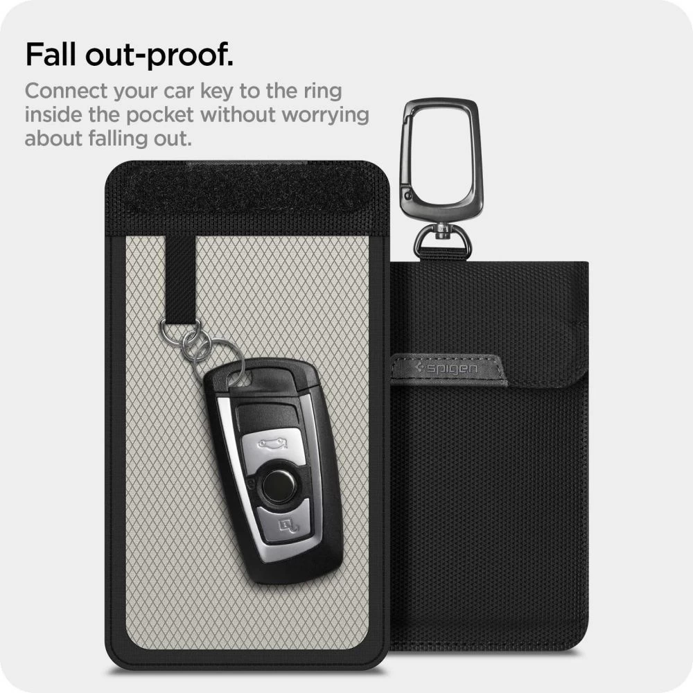 Accessories Other phone case black SPIGEN POUCH KEYLESS RFID SIGNAL BLOCKER
