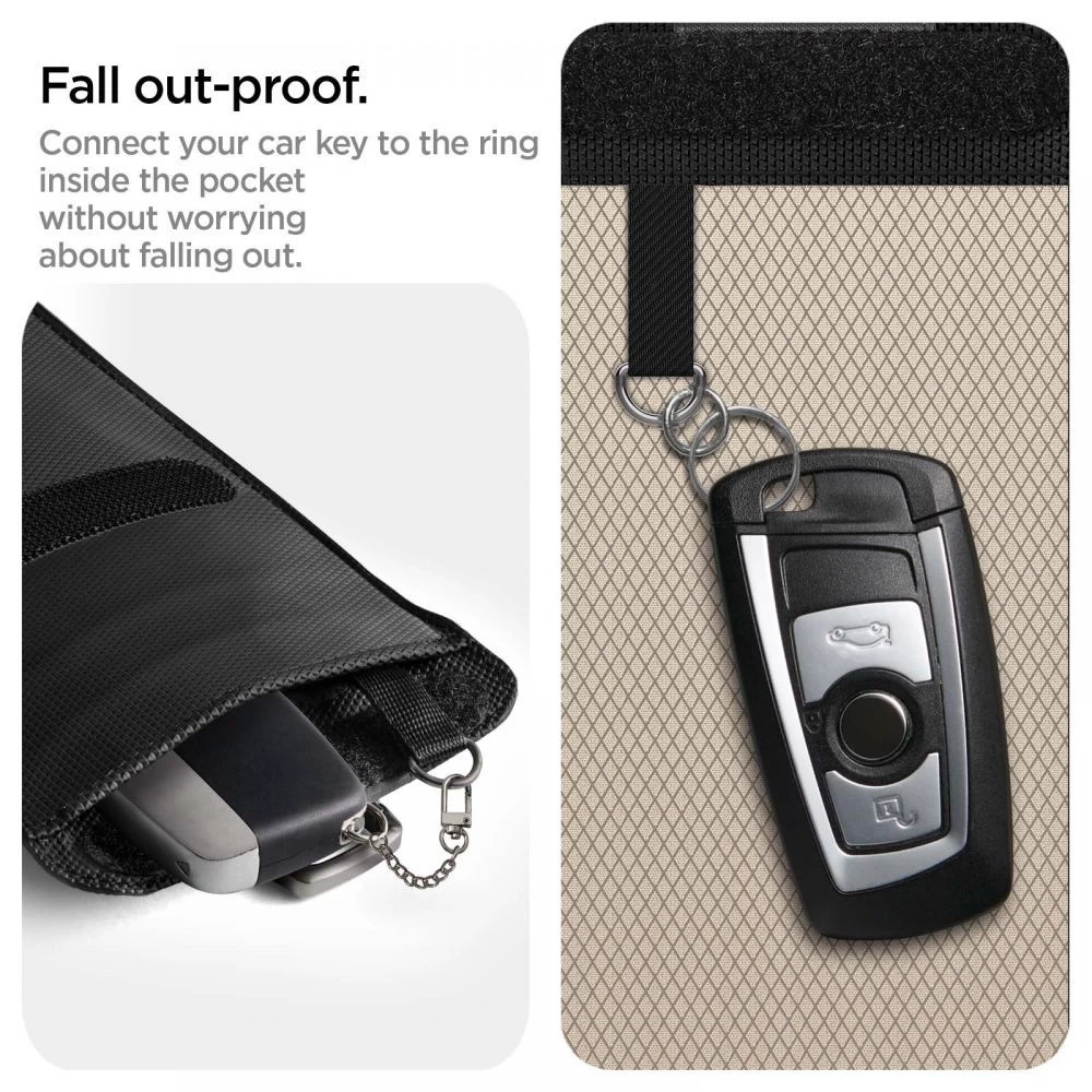 Accessories Other phone case black SPIGEN POUCH KEYLESS RFID SIGNAL BLOCKER
