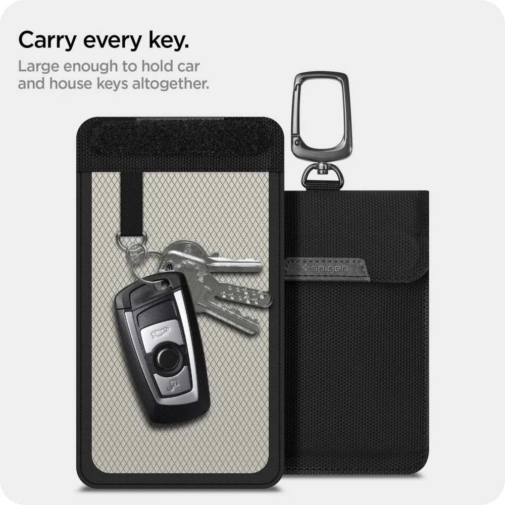Accessories Other phone case black SPIGEN POUCH KEYLESS RFID SIGNAL BLOCKER