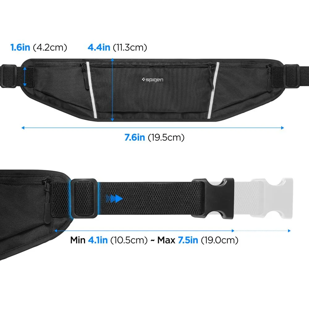 Tarvikud Other telefoni ümbris must SPIGEN A710 DYNAMIC SHIELD WAIST BAG