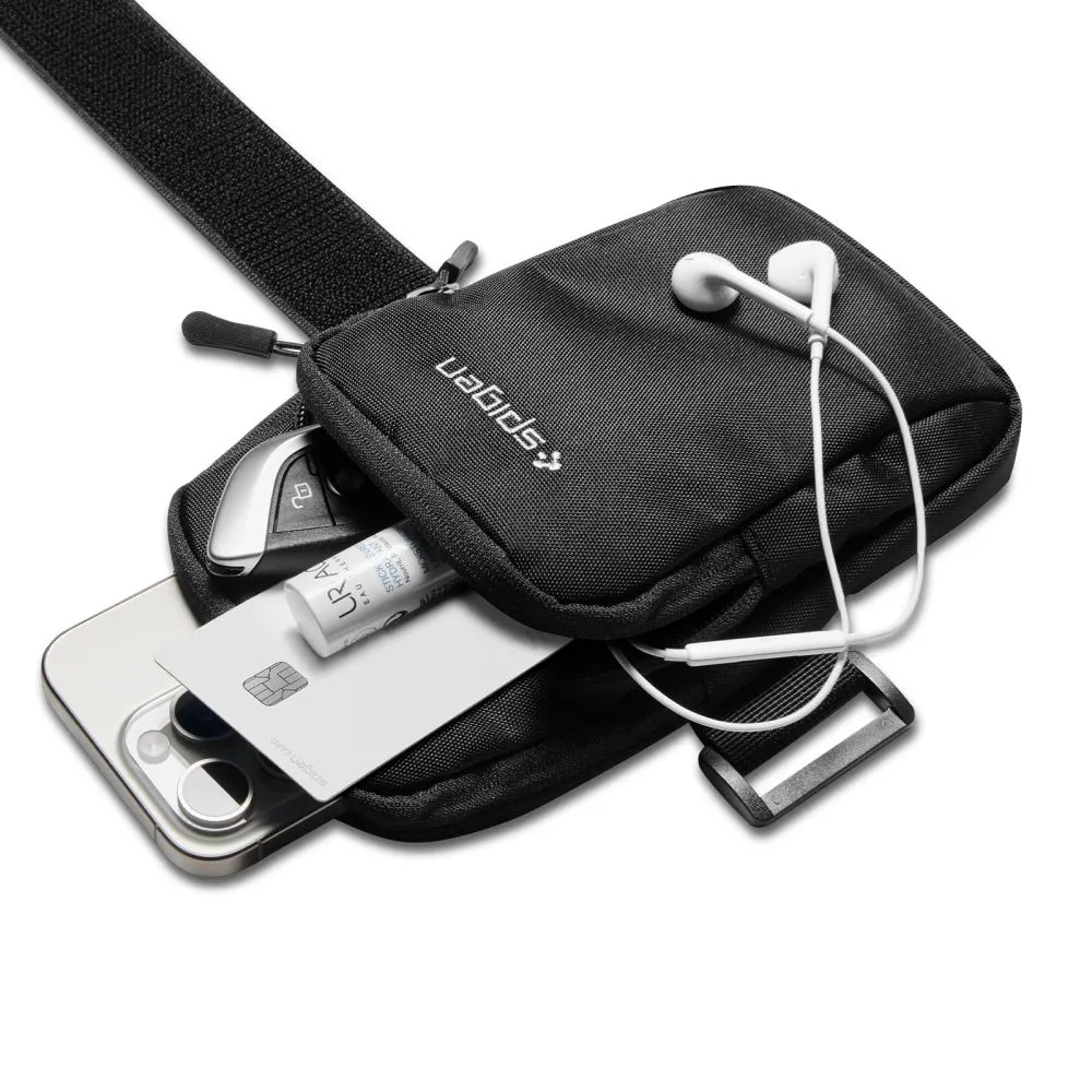 Tarvikud Other telefoni ümbris must SPIGEN A702 DYNAMIC SHIELD ARMBAND