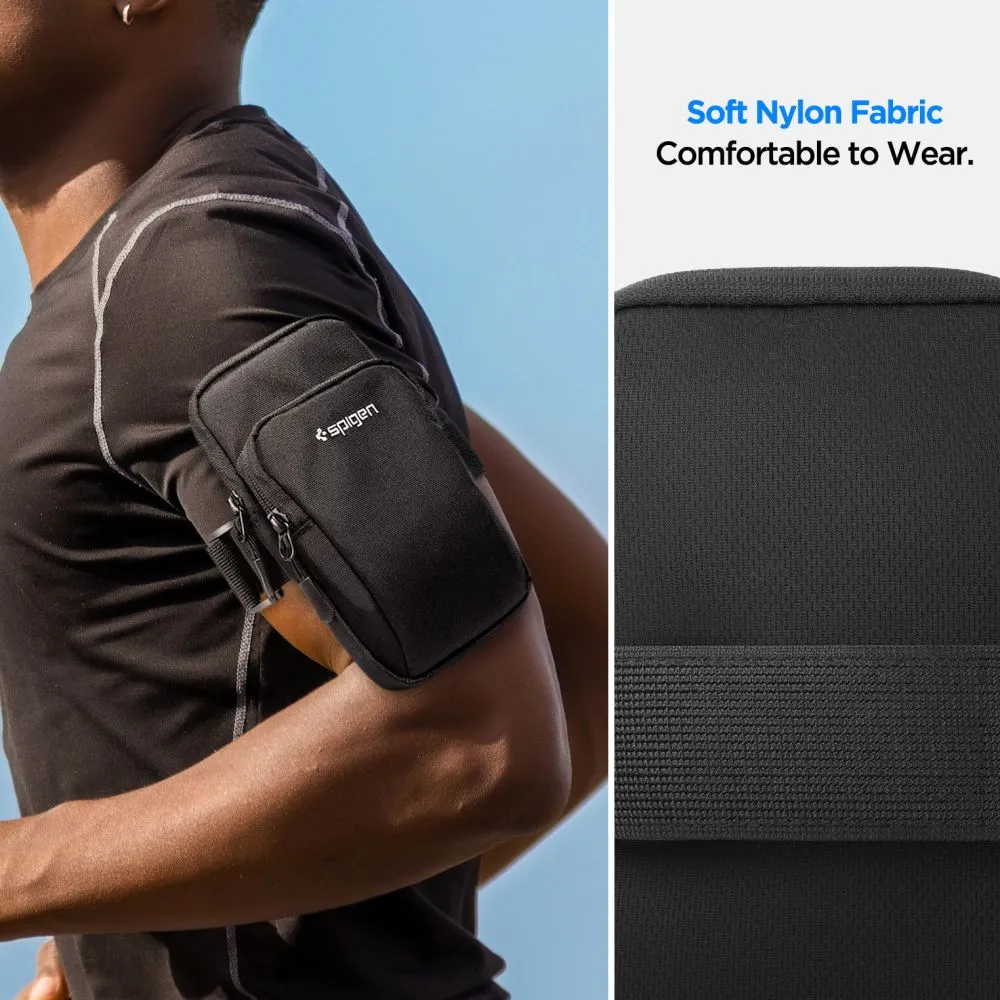 Tarvikud Other telefoni ümbris must SPIGEN A702 DYNAMIC SHIELD ARMBAND