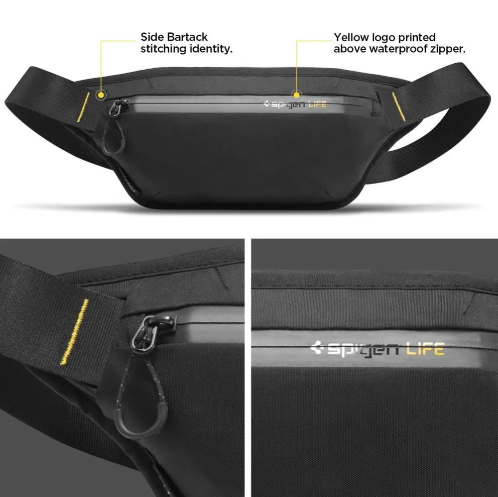 Tarvikud Other telefoni ümbris must SPIGEN KD411 WAISTBAG KLASDEN