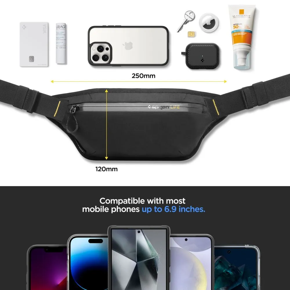 Tarvikud Other telefoni ümbris must SPIGEN KD411 WAISTBAG KLASDEN