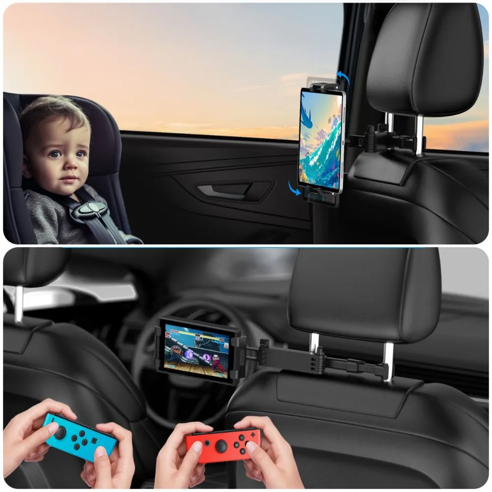 Aксессуары Other TECH-PROTECT V1 STRETCHABLE HEADREST CAR MOUNT  черный