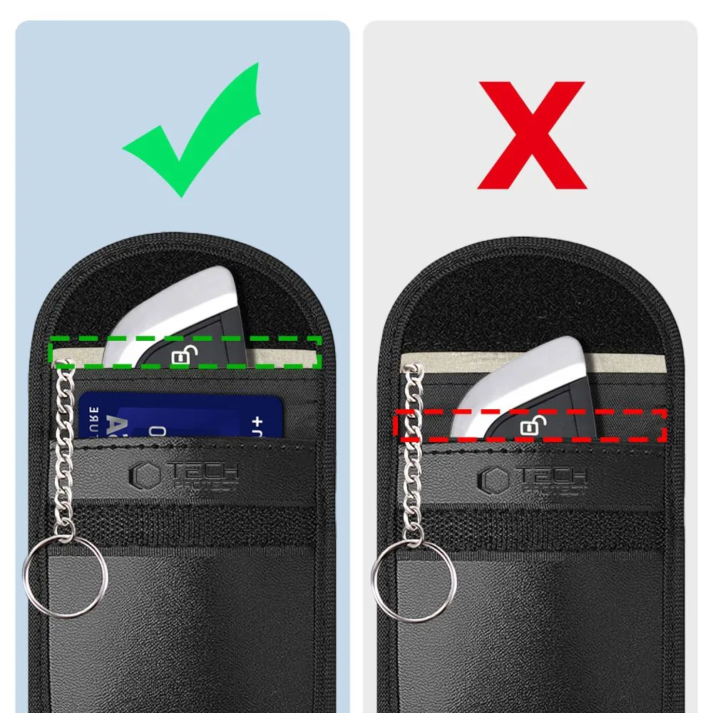 Tarvikud Other telefoni ümbris must TECH-PROTECT KLR100 POUCH KEYLESS RFID SIGNAL BLOCKER CASE