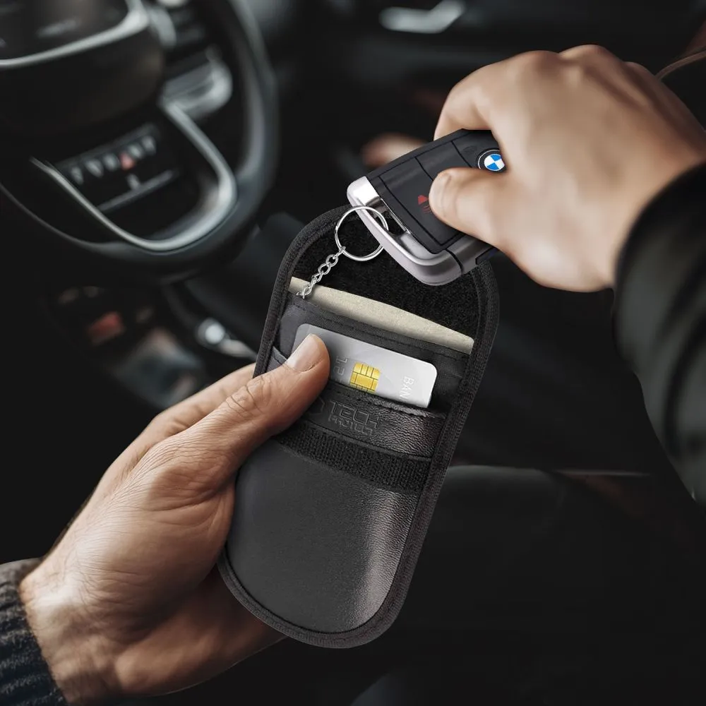 Tarvikud Other telefoni ümbris must TECH-PROTECT KLR100 POUCH KEYLESS RFID SIGNAL BLOCKER CASE