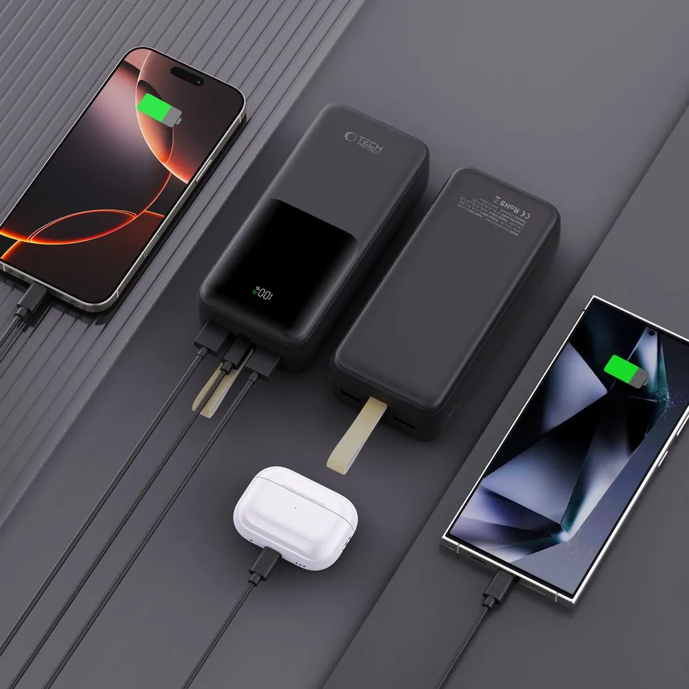 Tarvikud Other TECH-PROTECT PB03 POWER BANK 30000MAH 22.5W  must
