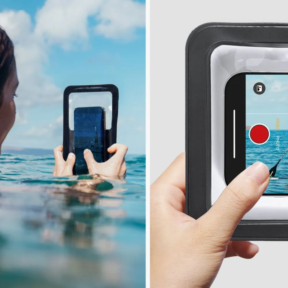  Dažādi SPIGEN A603 UNIVERSAL WATERPROOF CASE  melns