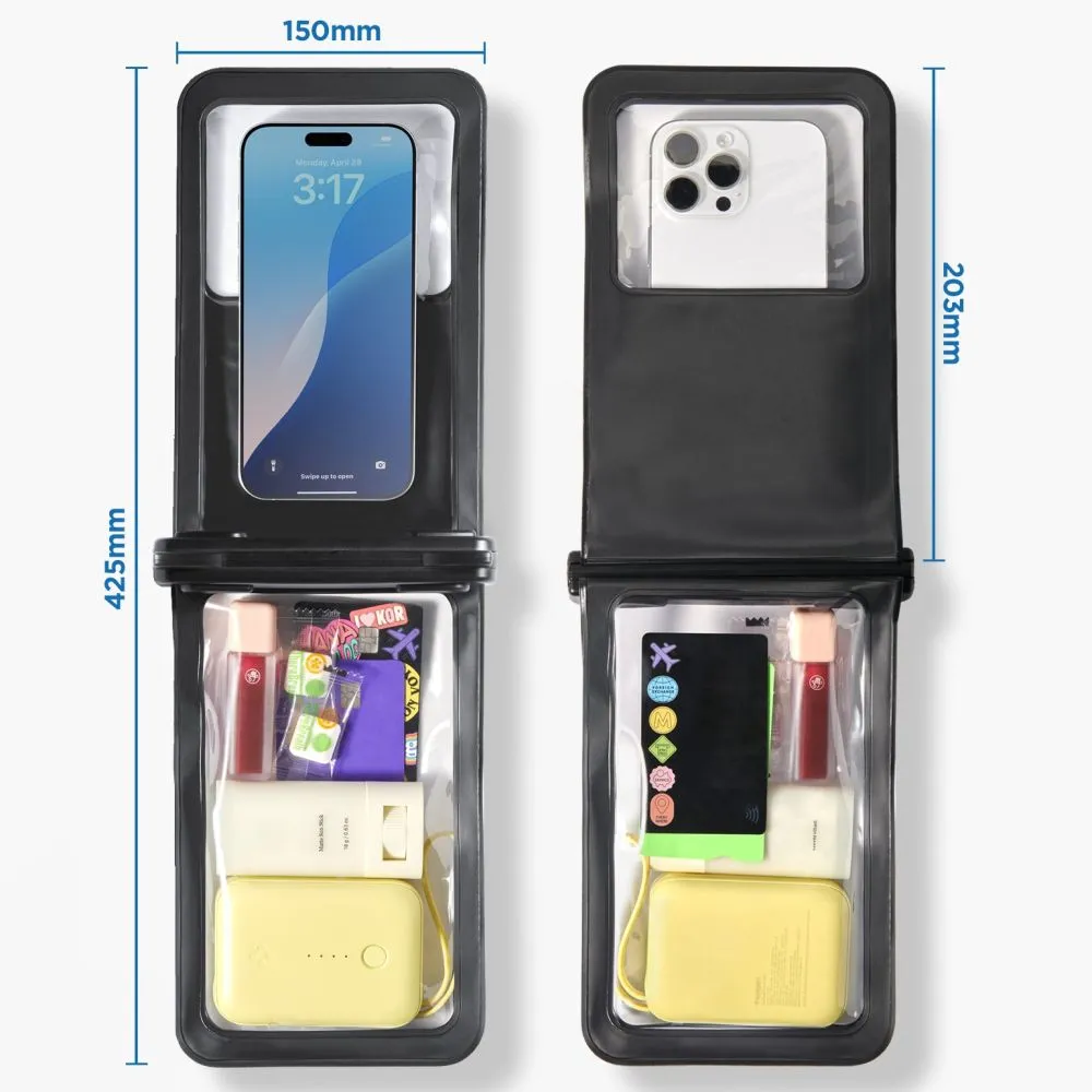  Dažādi SPIGEN A603 UNIVERSAL WATERPROOF CASE  melns