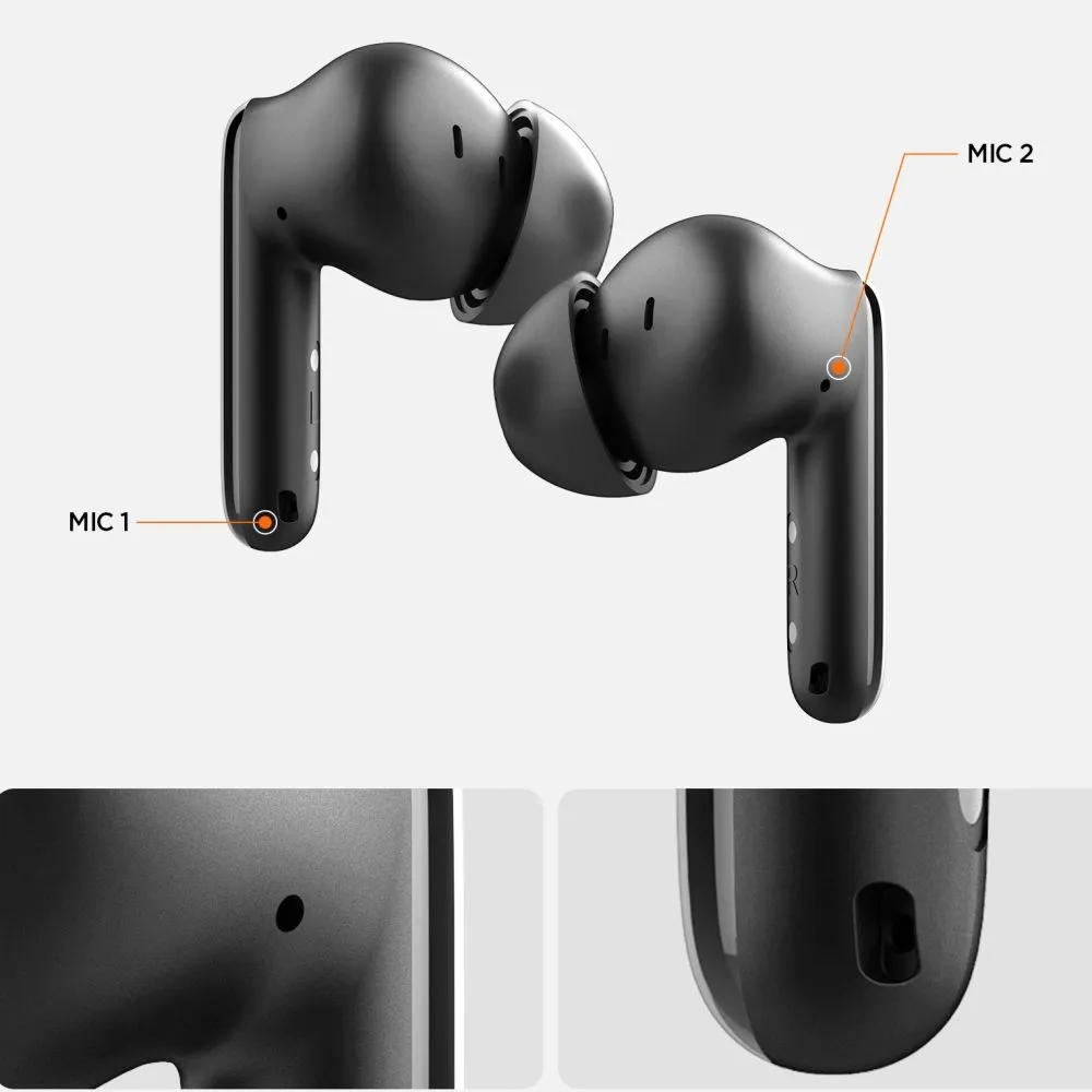 Priedai Other SPIGEN SA2400 ANC IN-EAR EARPHONE  Juoda