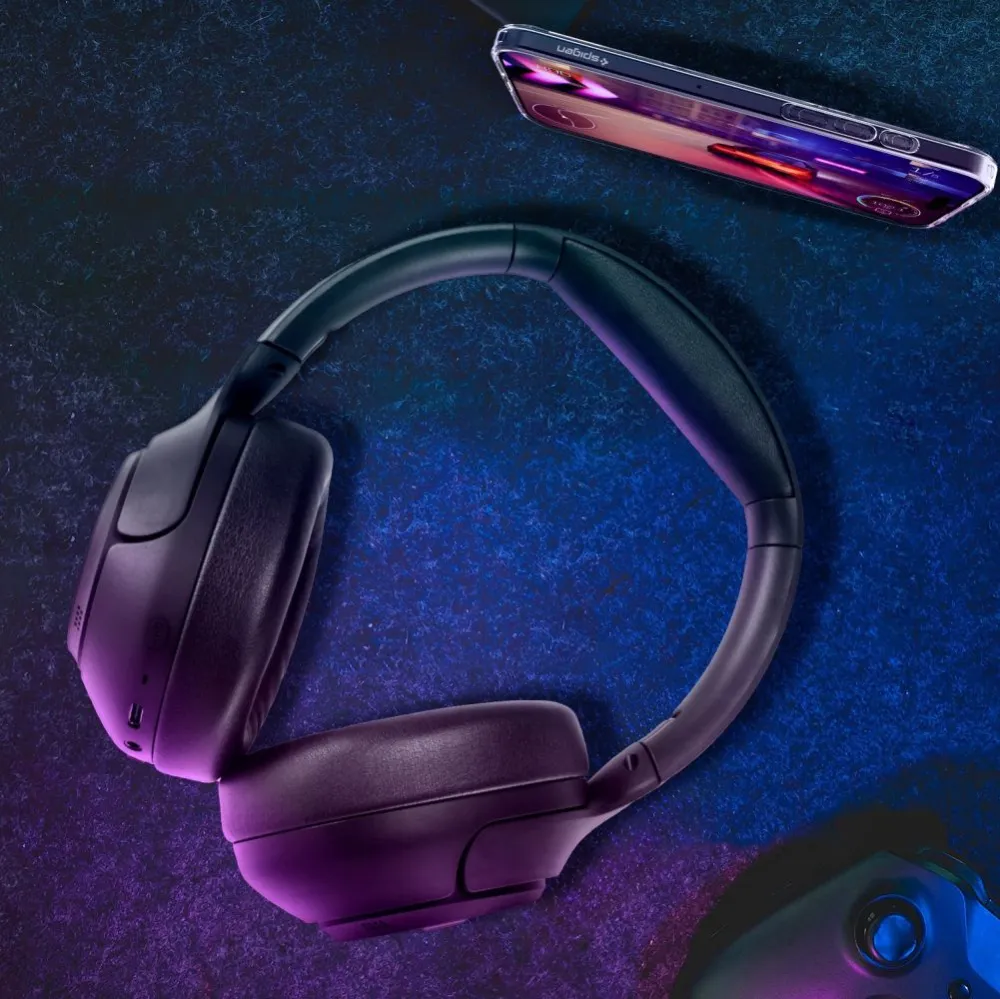 Priedai Other SPIGEN SA2403 ANC PRO HEADPHONES  Juoda