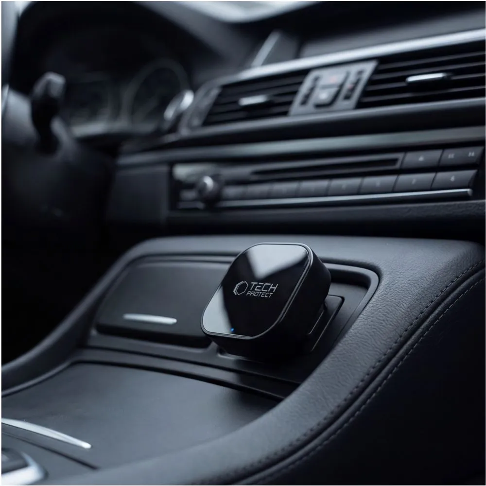 Dažādi TECH-PROTECT ULTRABOOST CA01 APPLE CARPLAY / ANDROID AUTO ADAPTER USB BLUETOOTH 5.4 Viedierīču melns