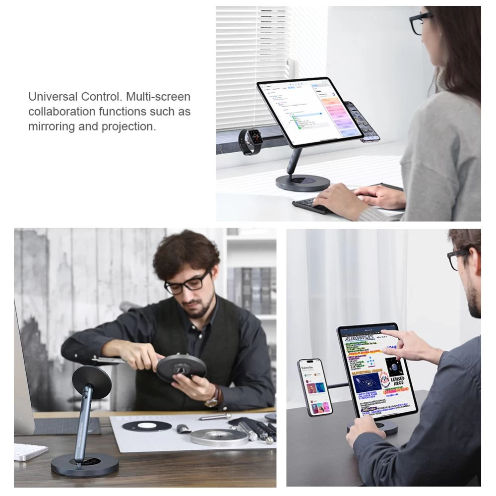 Priedai Other NILLKIN SnapBranch Modular Device Station (All-in-one version)  pilkas