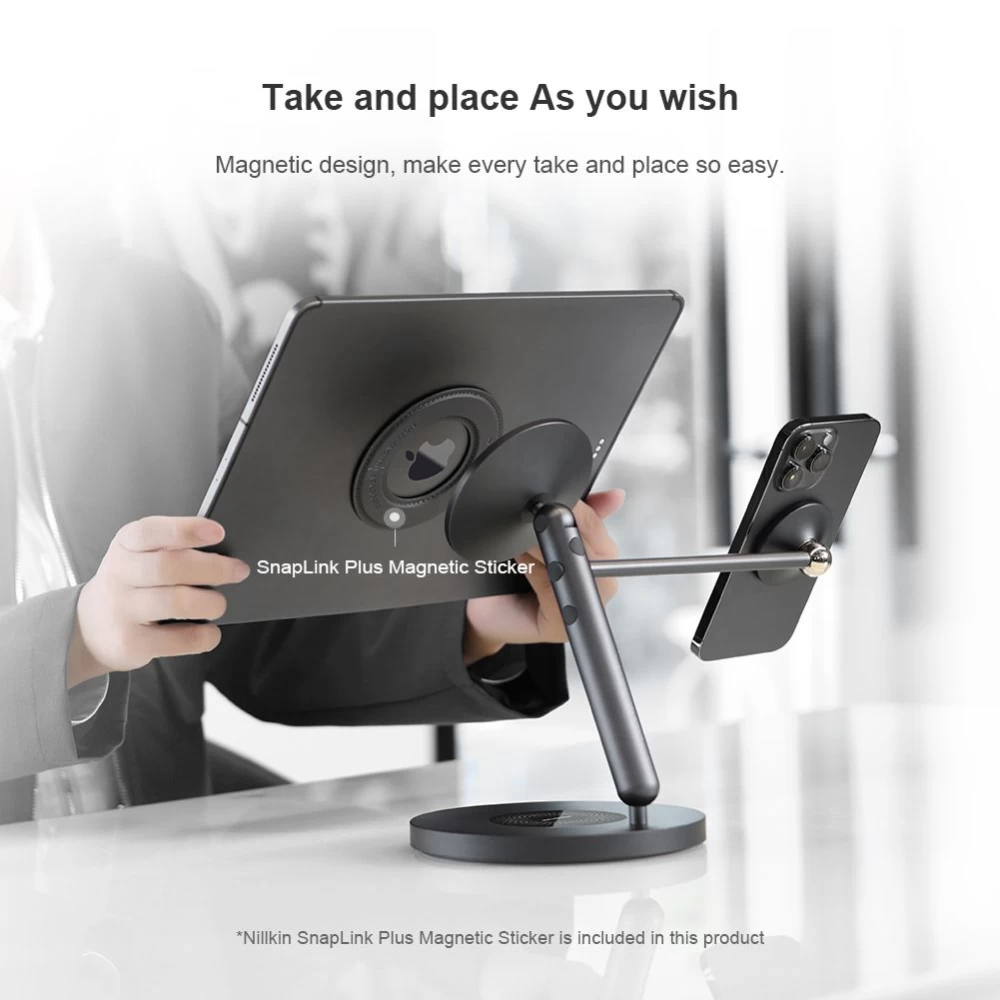 Priedai Other NILLKIN SnapBranch Modular Device Station (All-in-one version)  pilkas