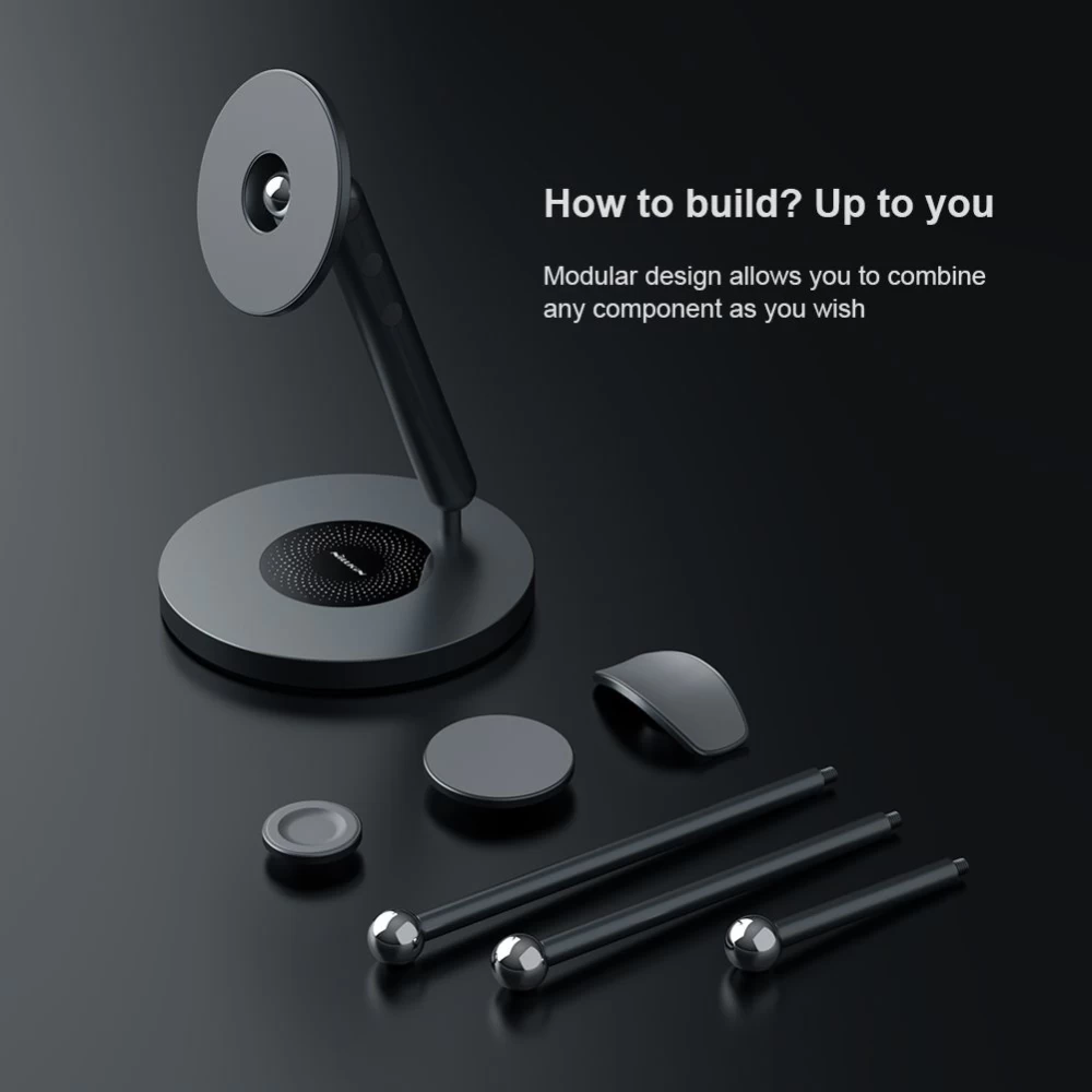 Priedai Other NILLKIN SnapBranch Modular Device Station (All-in-one version)  pilkas
