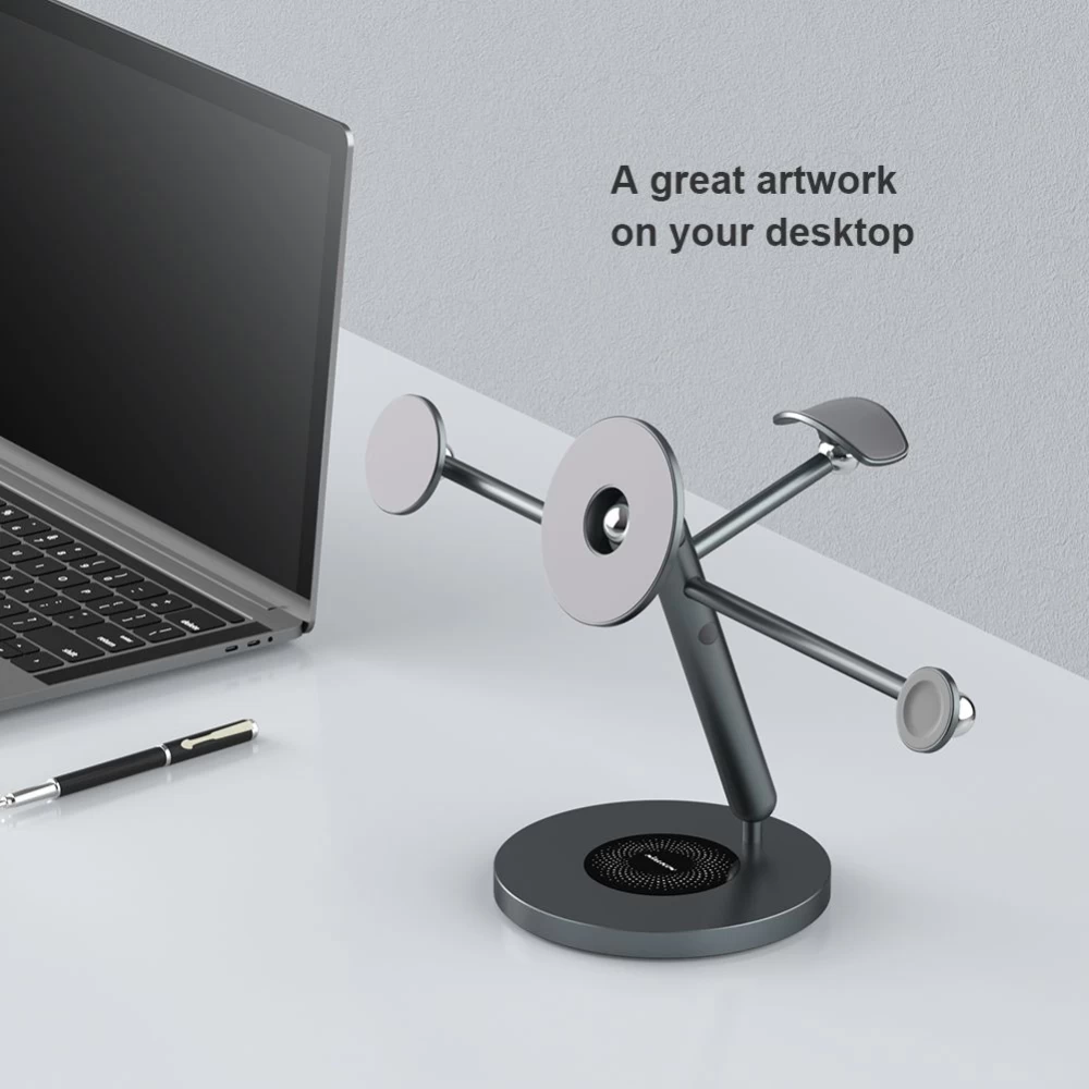 Priedai Other NILLKIN SnapBranch Modular Device Station (All-in-one version)  pilkas