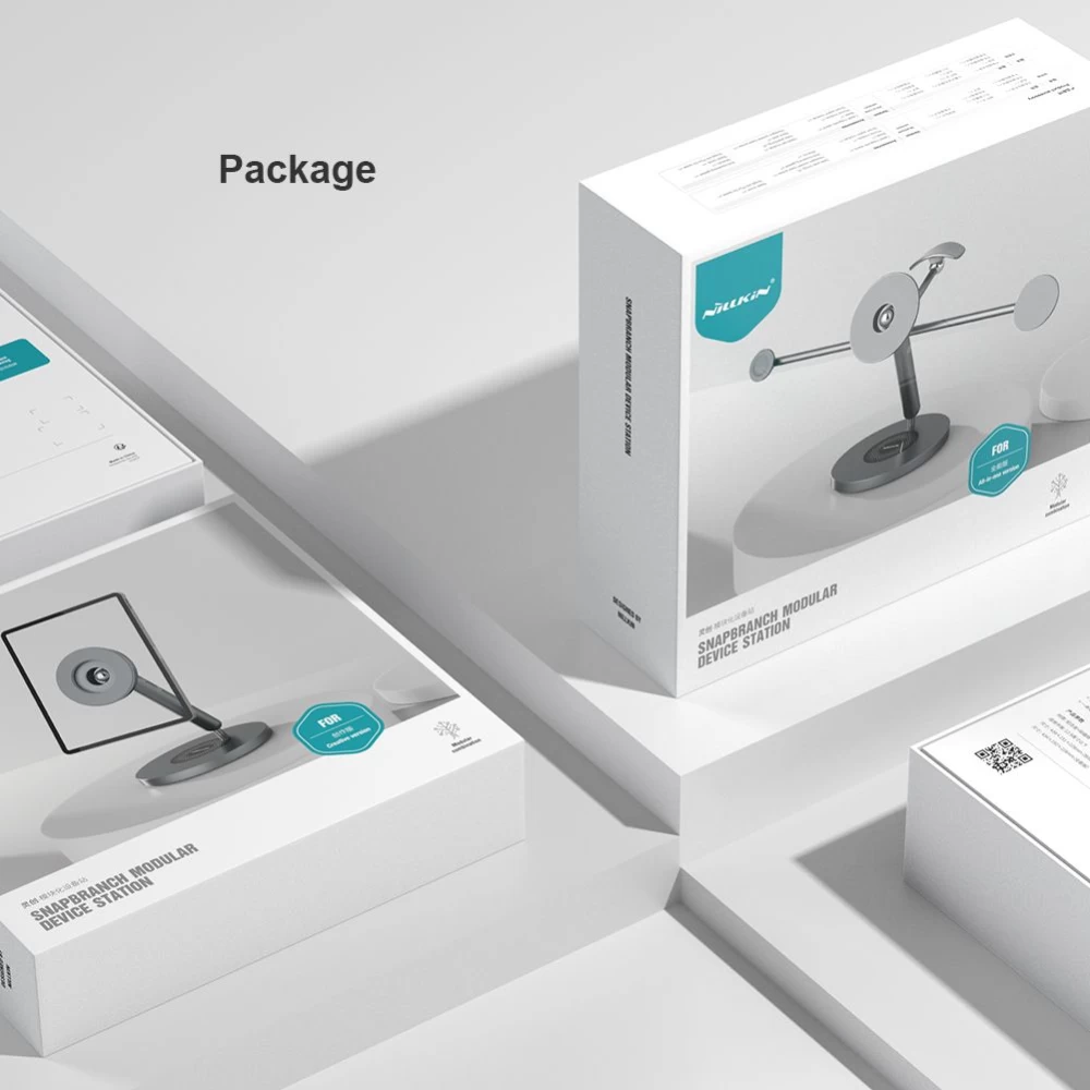 Priedai Other NILLKIN SnapBranch Modular Device Station (All-in-one version)  pilkas
