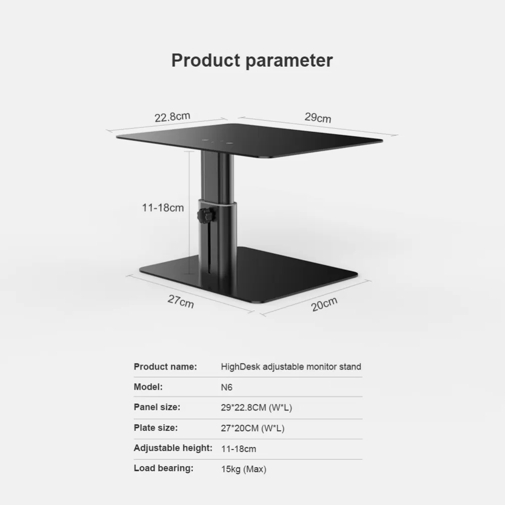 Tarvikud Other NILLKIN ADJUSTABLE MONITOR STAND  hall