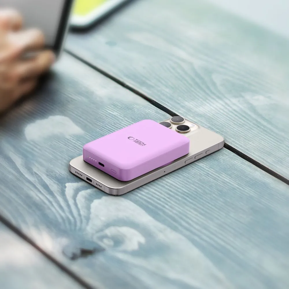 Tarvikud Other TECH-PROTECT PB11 LIFEMAG MAGSAFE POWER BANK 10000MAH  roosa