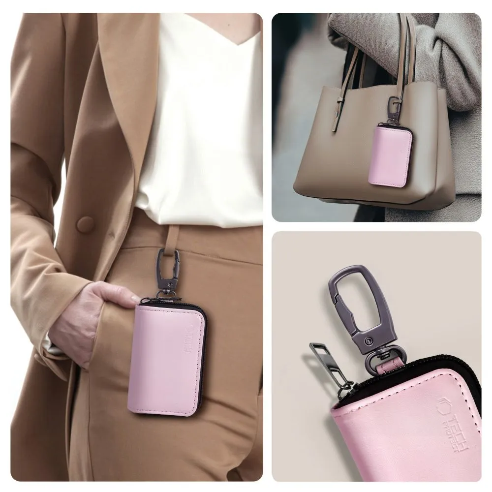 Aксессуары Other чехол для телефона розовый TECH-PROTECT KLR300 POUCH KEYLESS RFID SIGNAL BLOCKER CASE