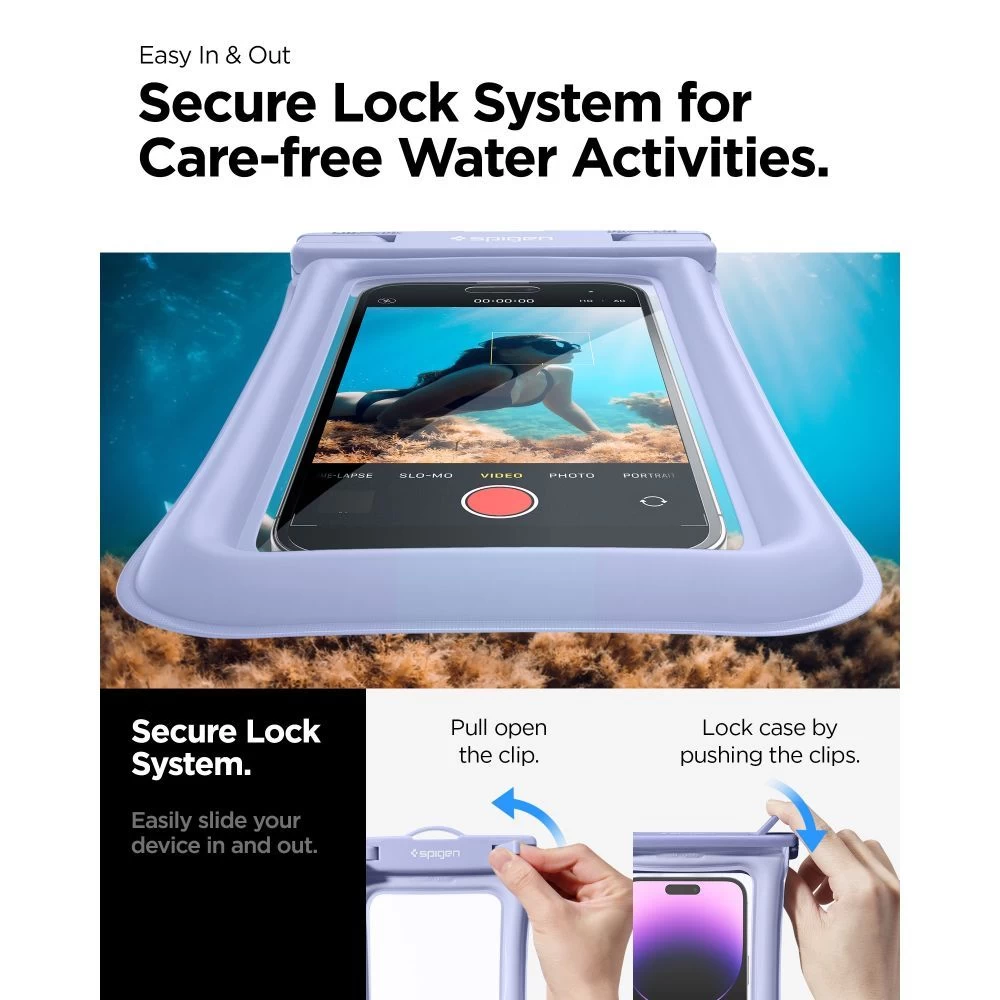 Tarvikud Other SPIGEN A610 UNIVERSAL WATERPROOF FLOAT CASE  sinine
