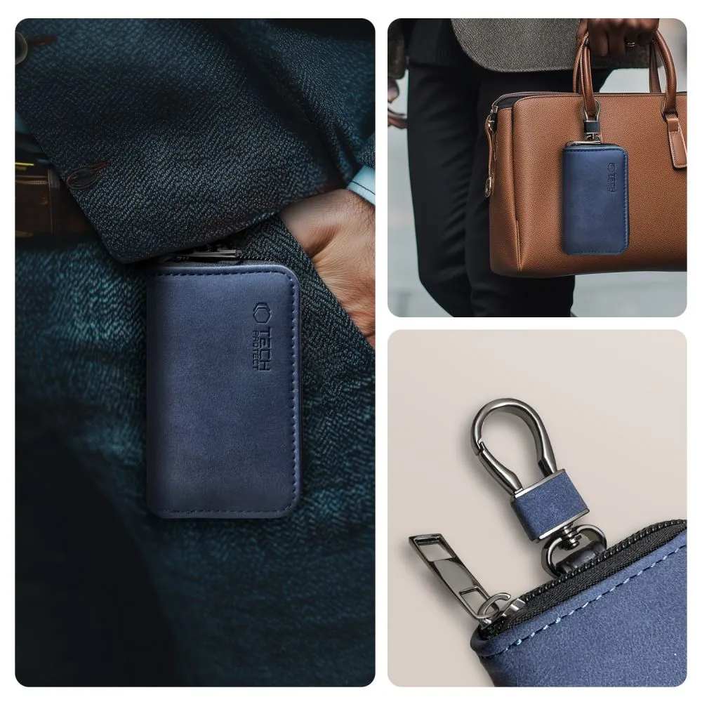 Tarvikud Other telefoni ümbris sinine TECH-PROTECT KLR300 POUCH KEYLESS RFID SIGNAL BLOCKER CASE