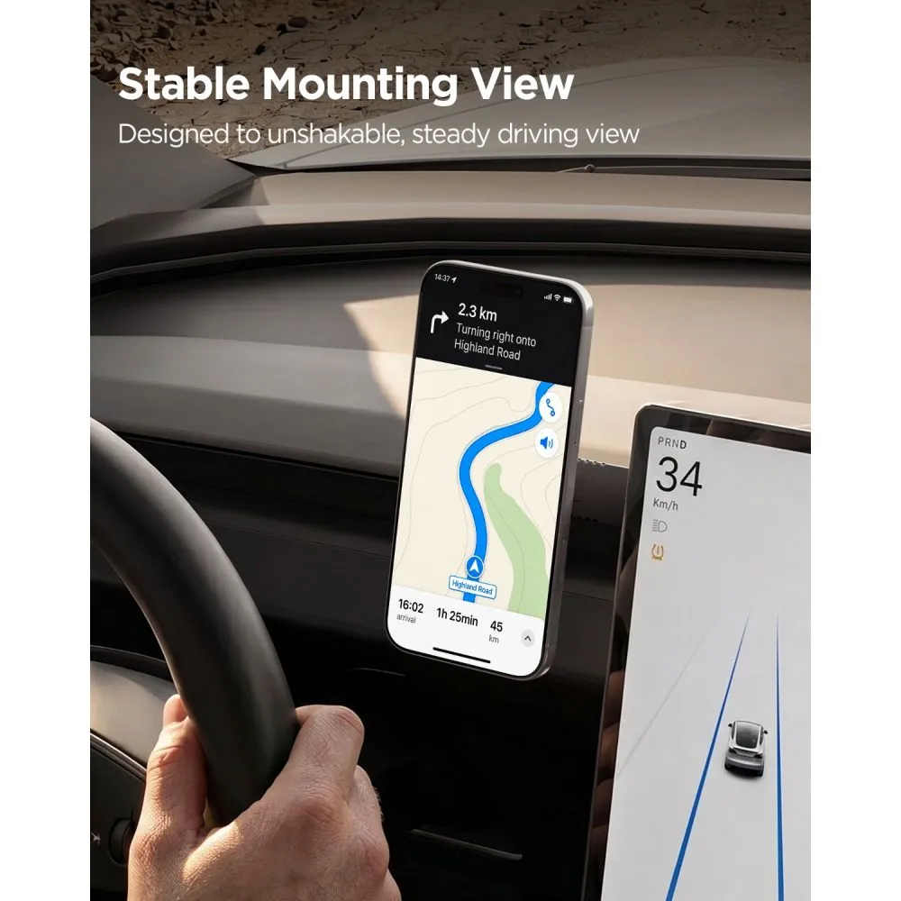 Tarvikud Other SPIGEN MFT35-1 MAGNETIC MAGSAFE DASHBOARD & WINDSHIELD SCREEN CAR MOUNT Telefonitarvikud
