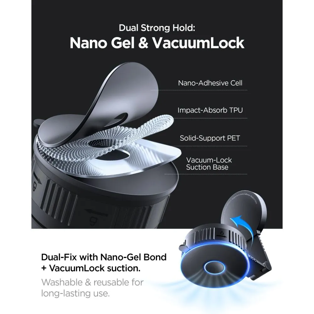 Tarvikud Other SPIGEN MFT35-1 MAGNETIC MAGSAFE DASHBOARD & WINDSHIELD SCREEN CAR MOUNT Telefonitarvikud