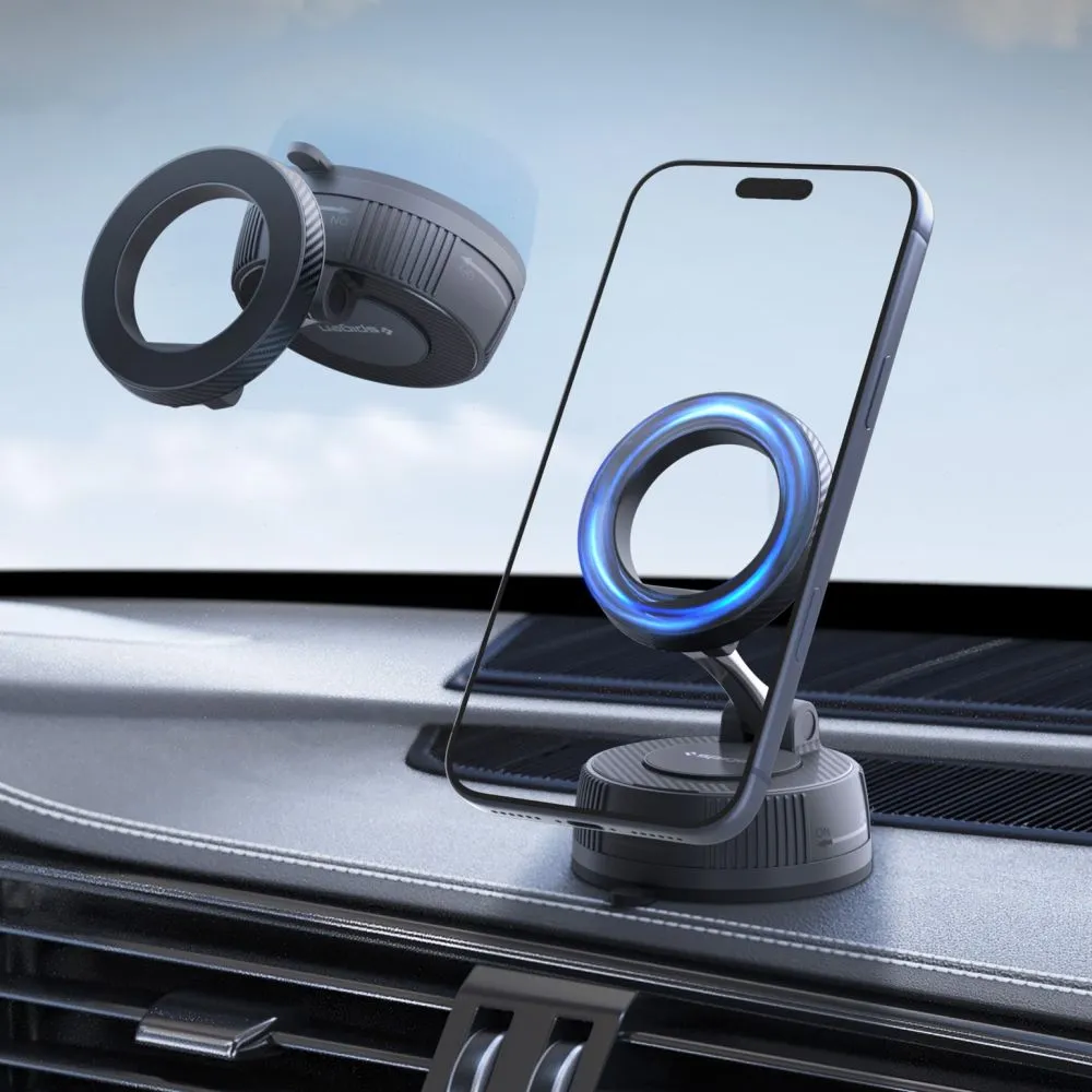 Tarvikud Other SPIGEN MFT36 VACUUMLOCK MAGNETIC MAGSAFE DASHBOARD CAR MOUNT Telefonitarvikud must
