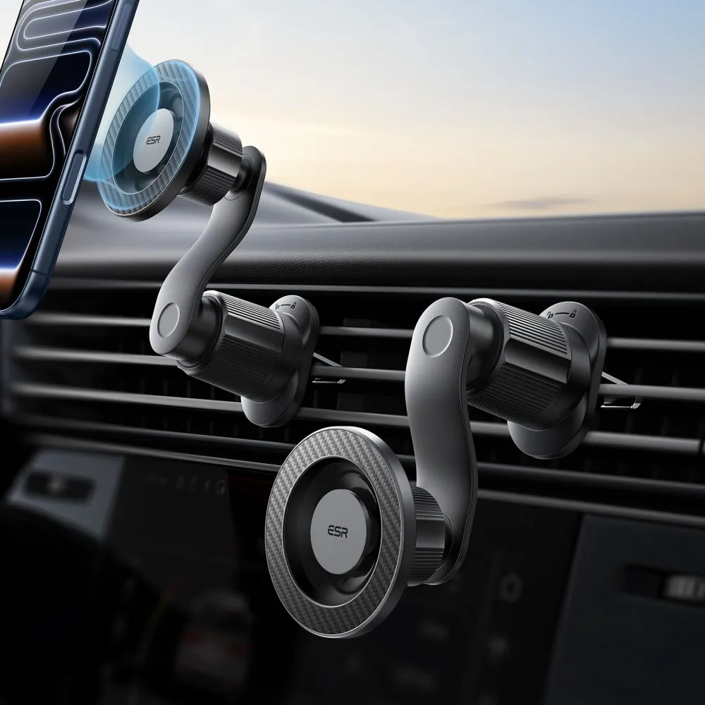 Puhelintarvikkeet Other ESR OMNILOCK MAGNETIC MAGSAFE VENT CAR MOUNT musta