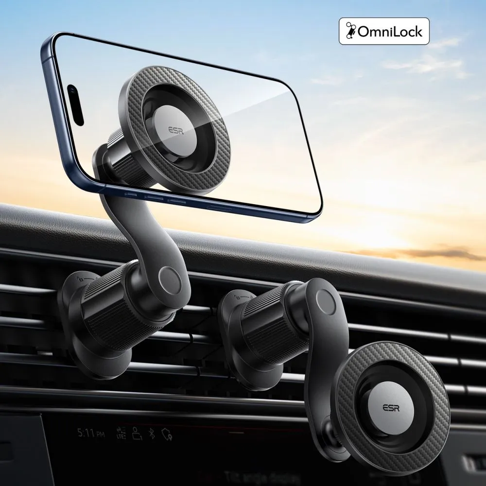Puhelintarvikkeet Other ESR OMNILOCK MAGNETIC MAGSAFE VENT CAR MOUNT musta