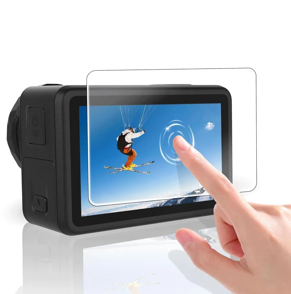 Dažādi viedpulksteņa aizsargstikls TECH-PROTECT GLASS FIT+ 2-SET DJI OSMO ACTION