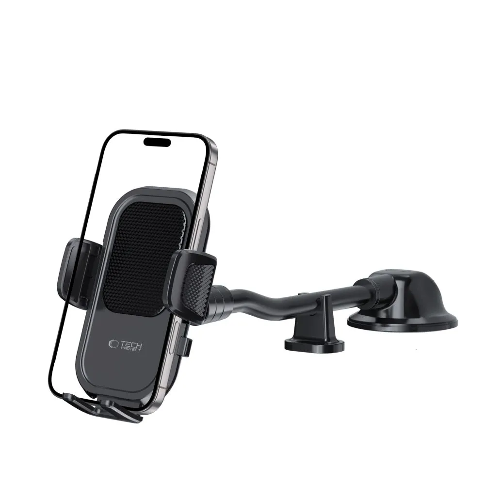 Accessories Other TECH-PROTECT V8 UNIVERSAL LONG ARM DASHBOARD & WINDSHIELD CAR MOUNT  black