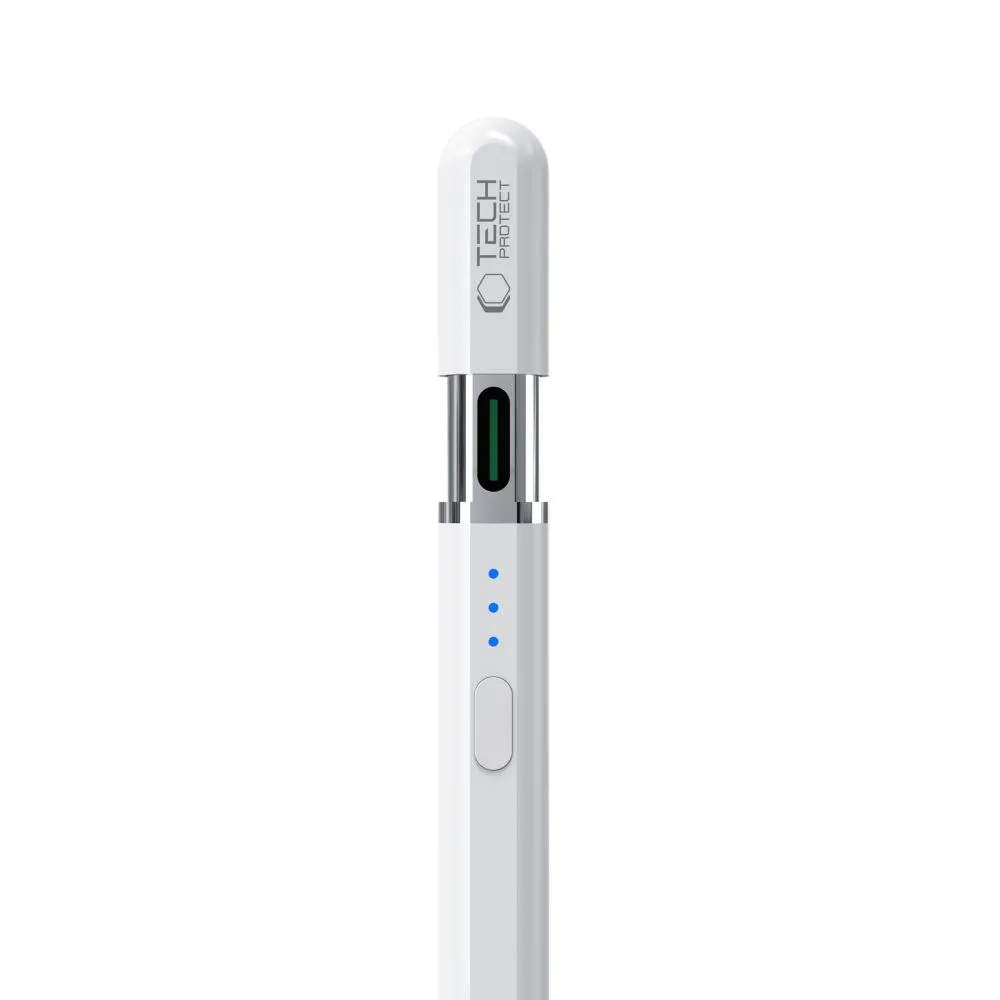 Dažādi TECH-PROTECT DIGITAL MAGNETIC STYLUS PEN ”3” Apple iPad balts