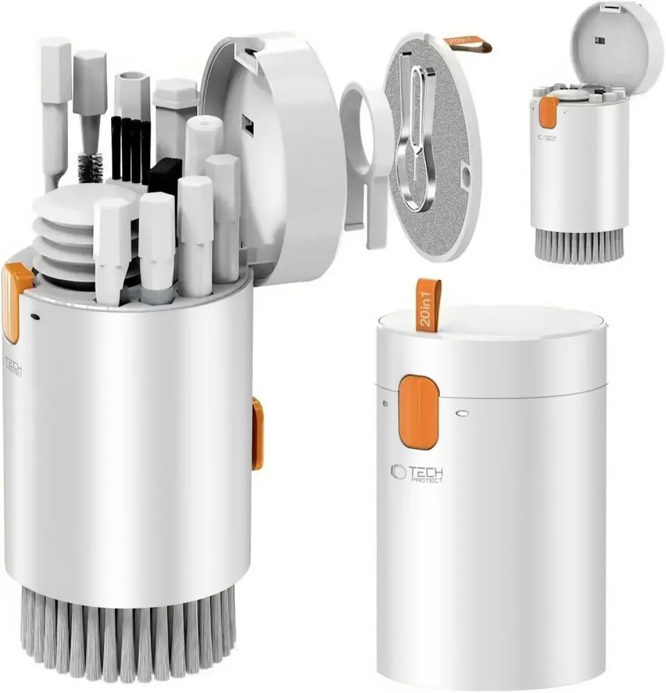 Accessories Other TECH-PROTECT CS01 CLEANER SET 20IN1 FOR PHONE & EARPHONE TABLET LAPTOP white