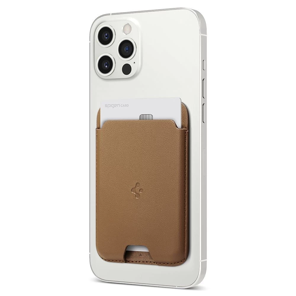 Dažādi SPIGEN VALENTINUS MAGSAFE UNIVERSAL MAGNETIC CARD HOLDER brūns