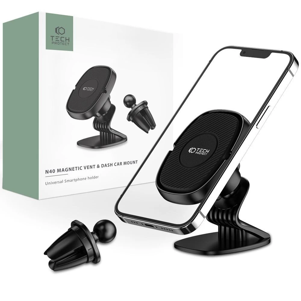 Aксессуары Other TECH-PROTECT N40 Magnetic Dashboard & Vent Car Mount черный