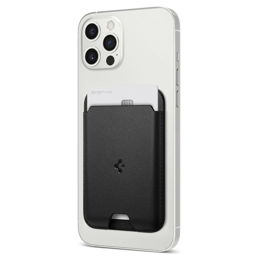 Dažādi SPIGEN VALENTINUS MAGSAFE UNIVERSAL MAGNETIC CARD HOLDER melns