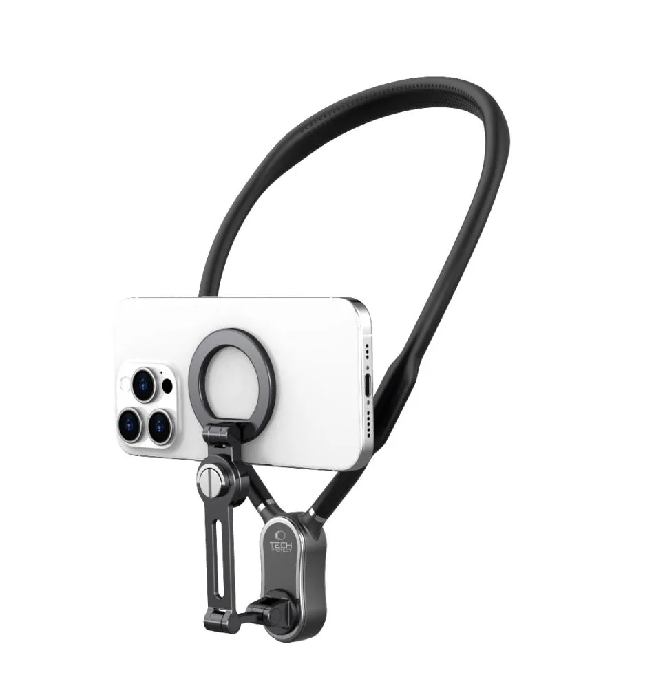Dažādi TECH-PROTECT AC100 MAGNETIC MAGSAFE NECK HOLDER melns
