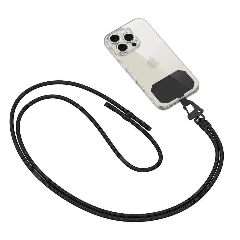 Dažādi TECH-PROTECT C5S ROPE CROSSBODY STRAP melns