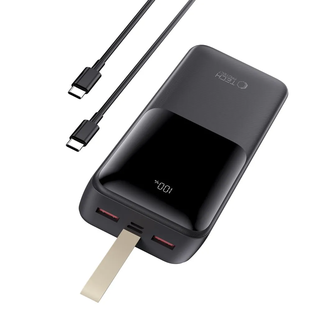 Dažādi TECH-PROTECT PB03 POWER BANK 30000MAH 22.5W melns