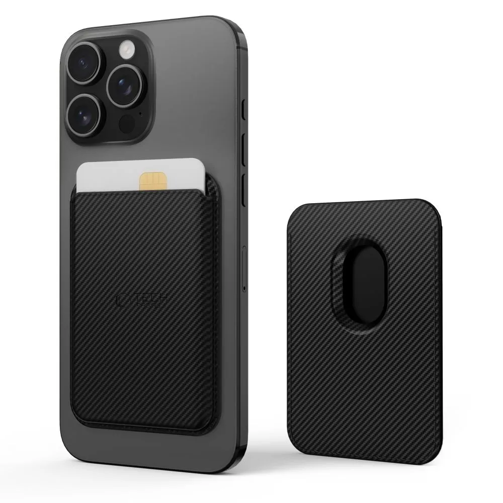 Dažādi TECH-PROTECT MAGWALLET MAGSAFE UNIVERSAL MAGNETIC CARD HOLDER melns