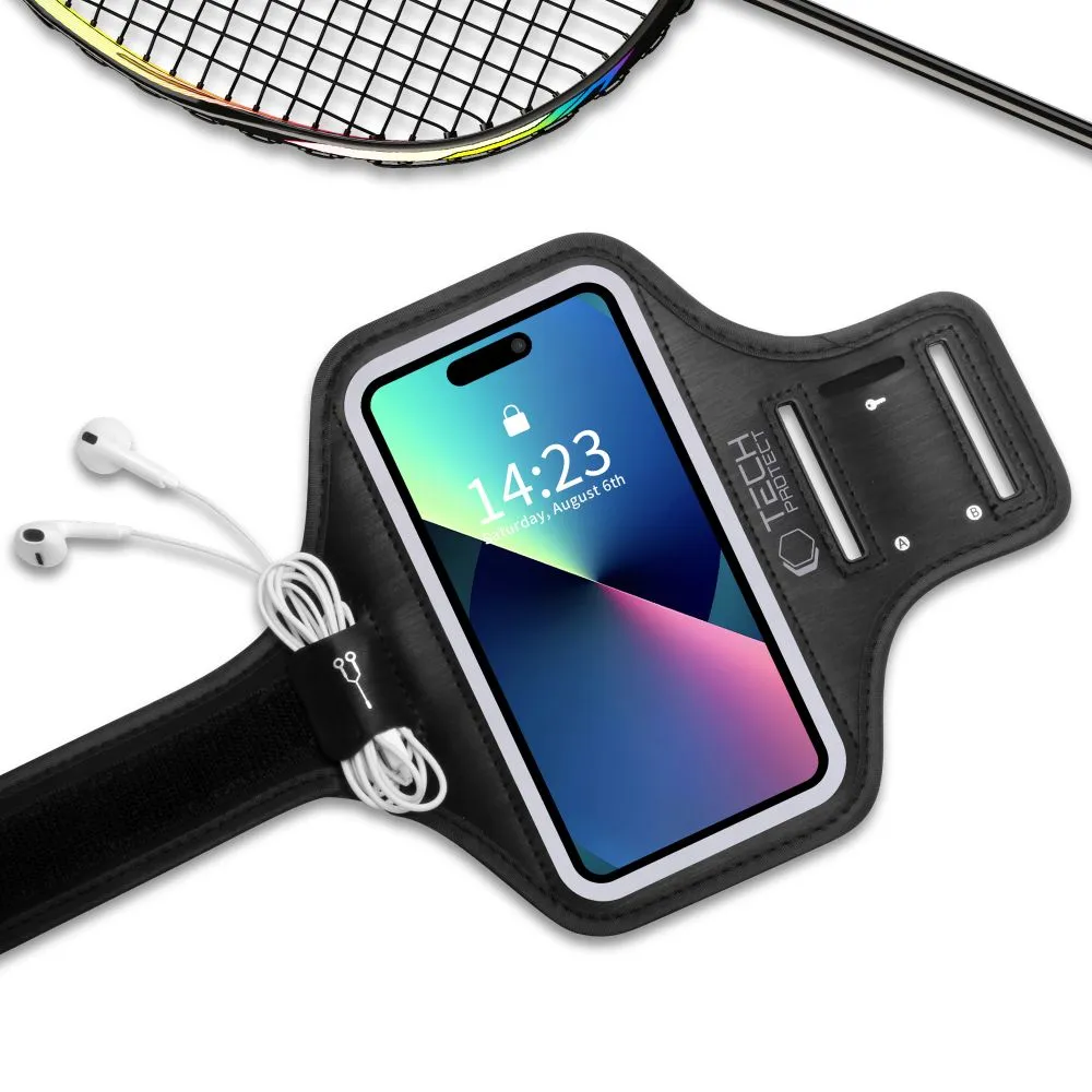 Tarvikud Other telefoni ümbris must TECH-PROTECT M4 UNIVERSAL SPORT ARMBAND