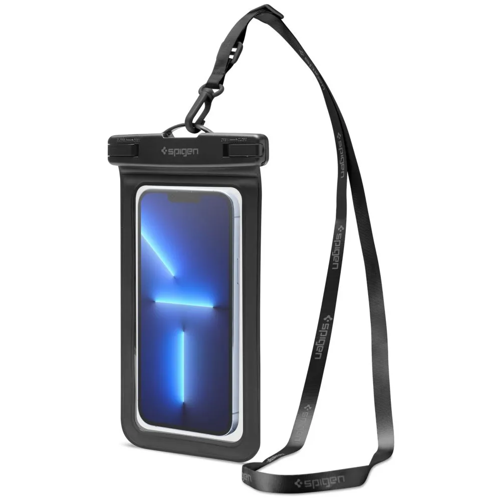 Dažādi telefona maciņš melns SPIGEN A601 UNIVERSAL WATERPROOF CASE 2-PACK