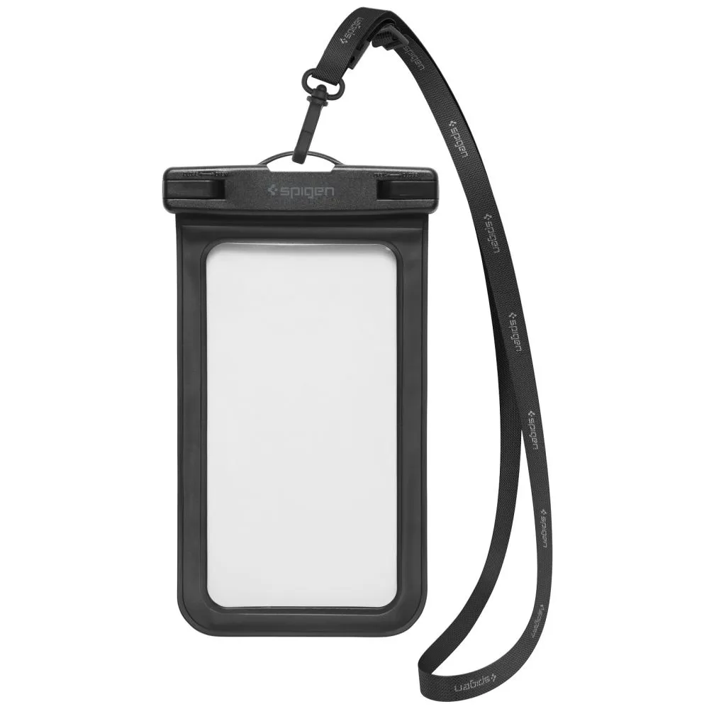 Dažādi telefona maciņš melns SPIGEN A601 UNIVERSAL WATERPROOF CASE 2-PACK