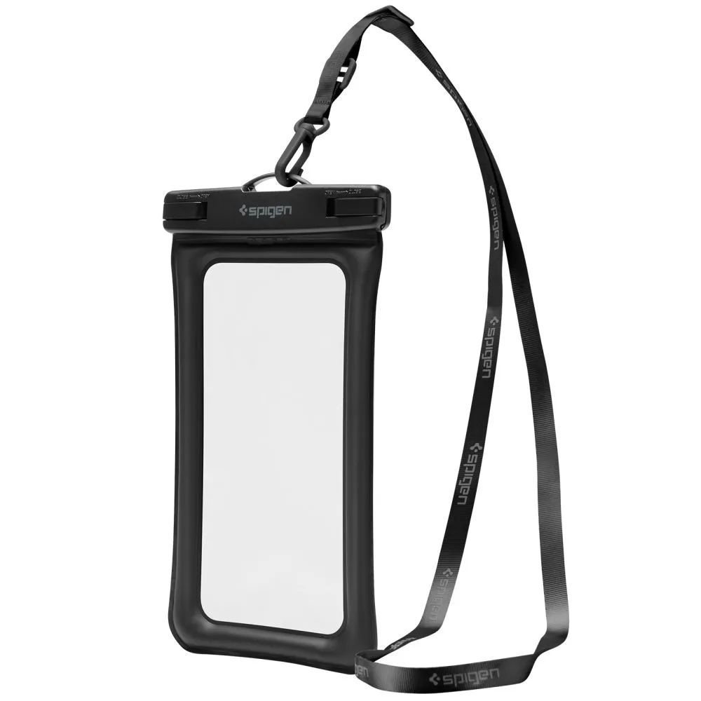 Dažādi telefona maciņš melns SPIGEN A621 UNIVERSAL WATERPROOF CASE & WAIST BAG