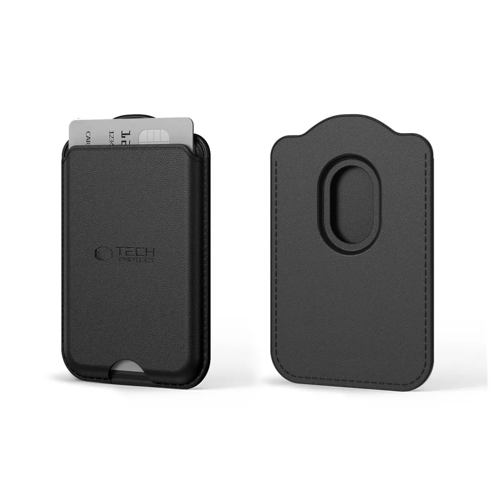 Tillbehör Other TECH-PROTECT CH02 MAGWALLET MAGSAFE UNIVERSAL MAGNETIC CARD HOLDER Telefontillbehör svart